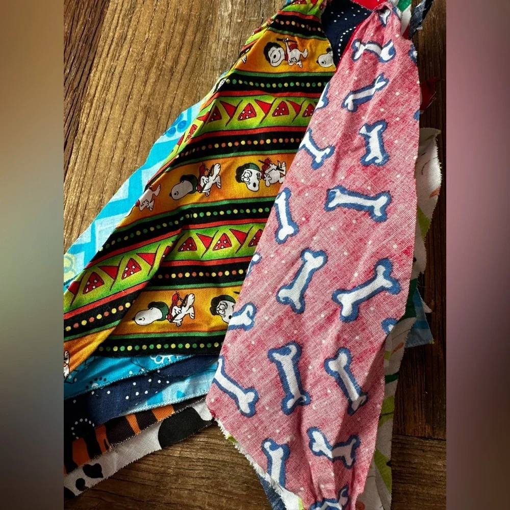 Colorful Dog Bandana Set (scarf) for Xsmall dogs